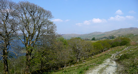 Old road to Barr-beithe