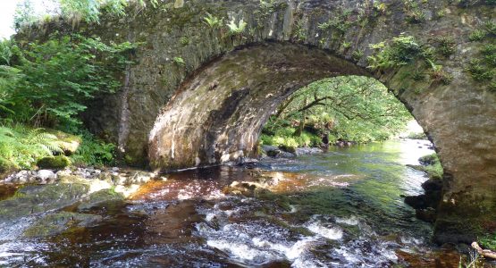 Bridge over Allt Beochlich at Barr-beithe holiday cottages Bridge over Allt Beochlich, Loch Awe