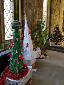 decorated christmas trees